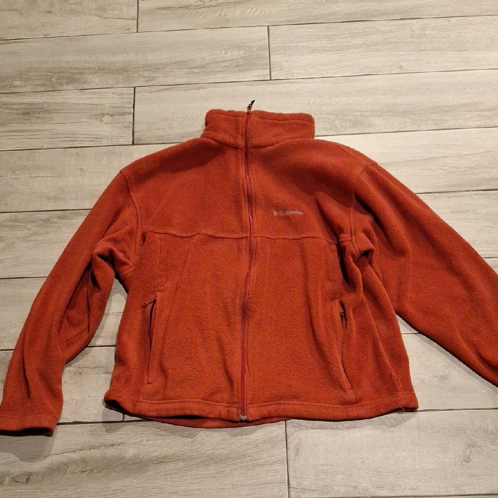 🐣Columbia Rust Fleece Jacket🐬